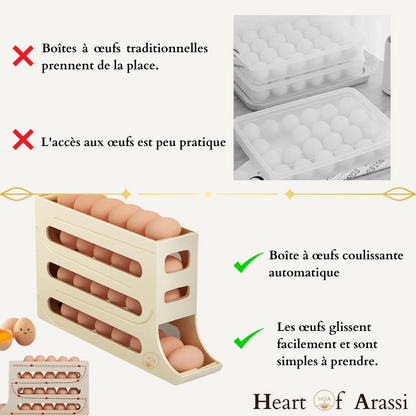 Heart Of Arassi™ - Distributeur d'Œufs (Intelligent et Élégant)